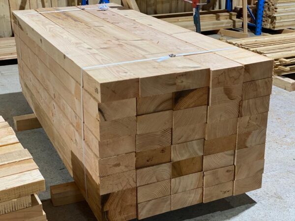 Wooden Sleepers And Crossing Boards